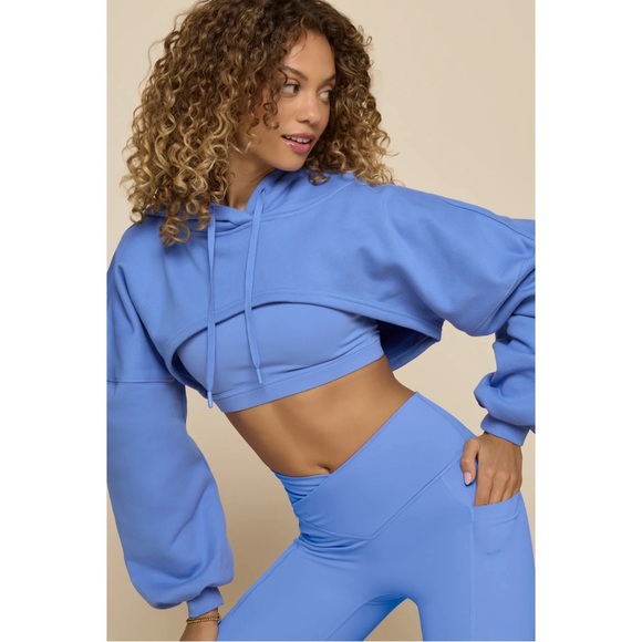 POPFLEX Cloud Shruggie In Nordic Blue Size XXS/XS - Picture 3 of 13